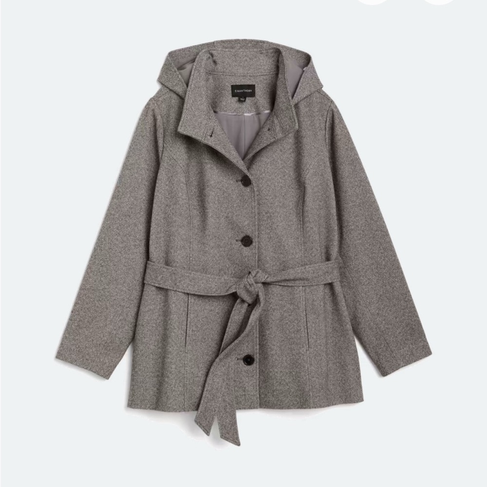 41 Hawthorn Kelsey Tie Waist Coat with Hood